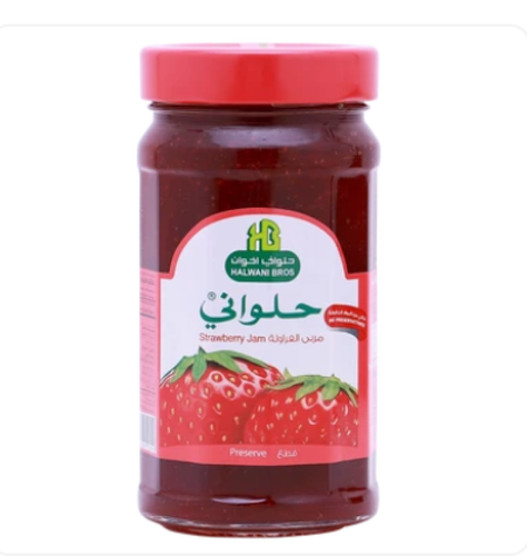 مربى حلواني الفراوله قطع 400جرام