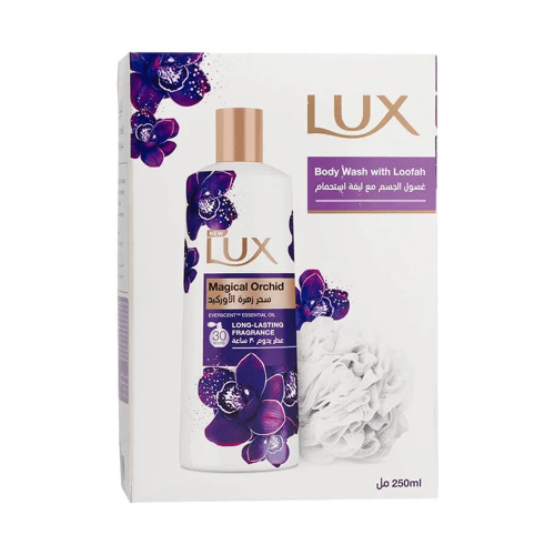 لوكس شاور جل مع ليفة 250مل Lux Sorzel