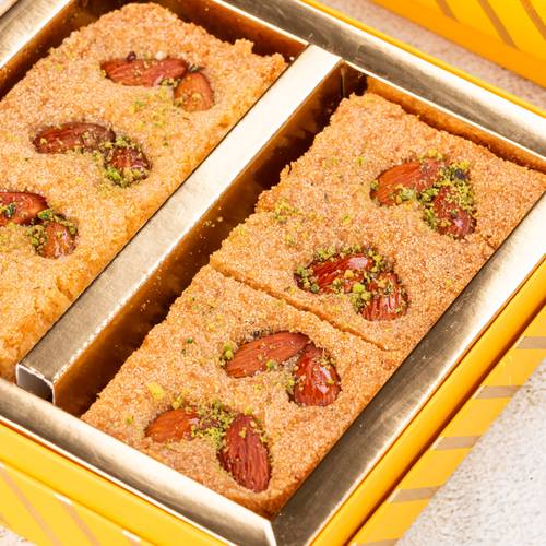 حلويات الريش بسبوسه نمورة
