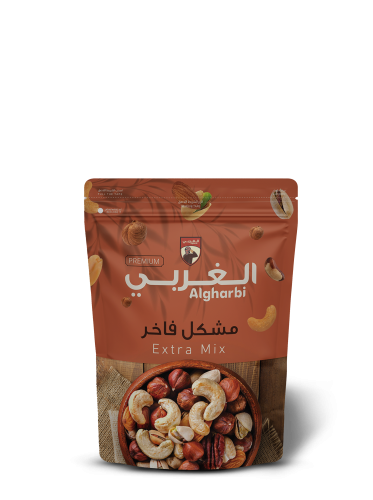 الغربي مكسرات مشكه بدون ملح 120 جرام