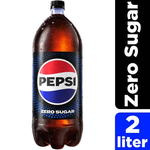 بيبسي زيرو شوغر 2 لتر Pepsi Zero 2 Lt
