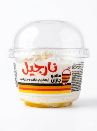 ايسكريم نارجيل مانجو وجوز هند
