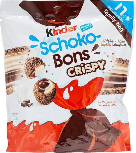 كندر كرسبي 89 جرام KINDER SCHOKOBONS CRIPY