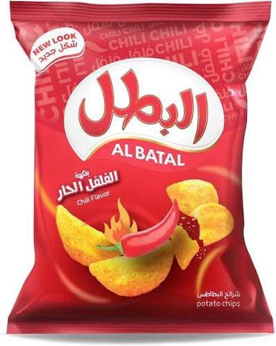 بطاطس البطل فلفل حار 120 جم