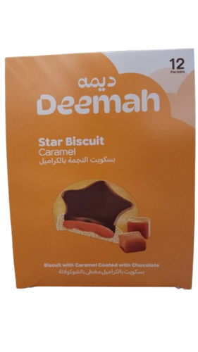 ديمه بسكويت النجمة كراميل 12*26 جرام