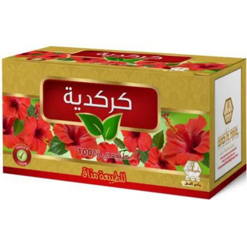 نبات الكركديه وادي النحل 30كيس