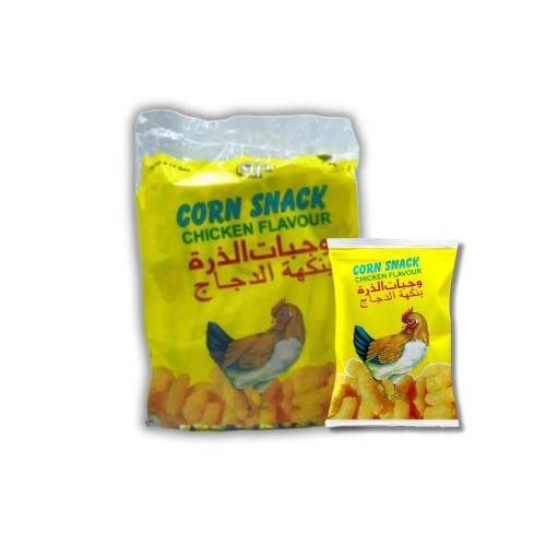 وجبات الذره بنكهة الدجاج 12جرام +33حبة
