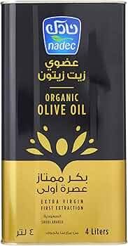 نادك زيت زيتون عضوي بكر ممتاز 4لتر