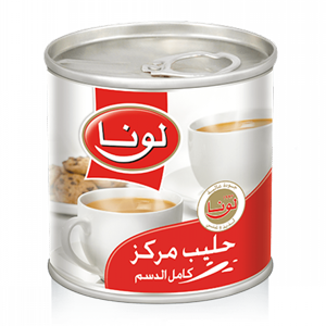 لونا حليب مركز كامل الدسم مفتاح 170مل