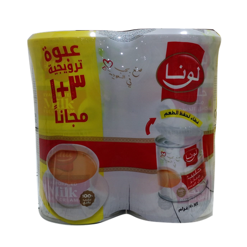 لونا حليب مركز كامل الدسم 170مل