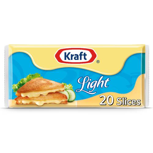 كرافت جبنة شرائح لايت اية اف 12*400جمKraft slice Light