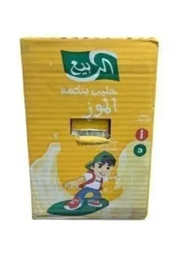 حليب موز الربيع كرتون 185مل