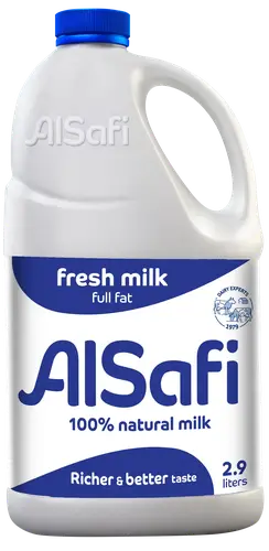 الصافي حليب كامل الدسم 2.9لتر