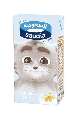 السعوديه حليب الفانيلا 125جم Saudia milk