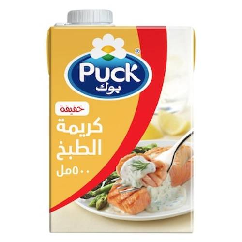 بوك كريمة الخفق عبوة 500مل Puck cooking cream light