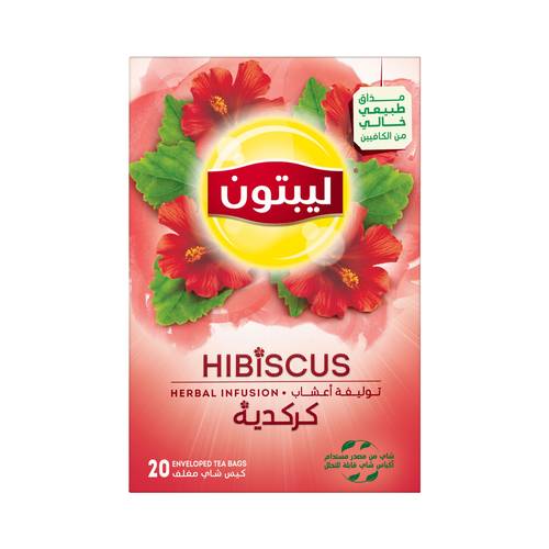 ليبتون شاي كركديه 20كيس