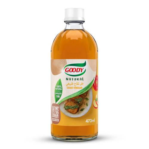 خل تفاح قودي 473 مل