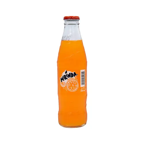 ميرندا برتقال قوارير 250مل M orange glass