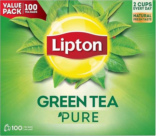 شاي ليبتون اخضر 12*100جيط Tea Lipton akdar