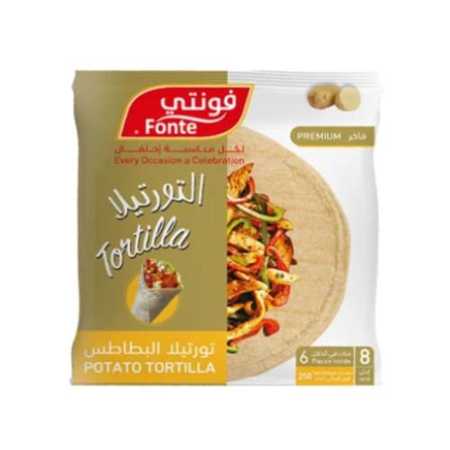 فونتي خبز تورتيلا البطاطس الطازجه 8 انش