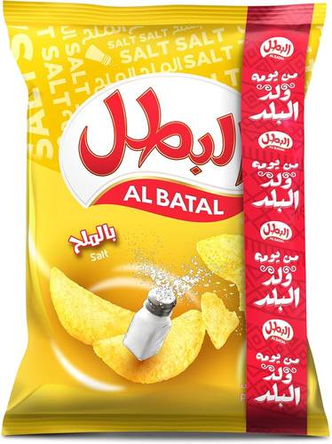 البطل بطاطس ملح 23جرام