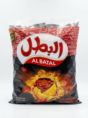 البطل بطاطس حار وشرار كيس