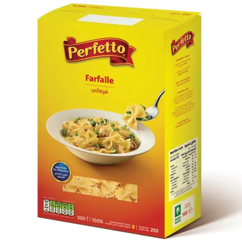 برفيتو مكرونه فرفالي رقم 250 500جم Perfetto no:250