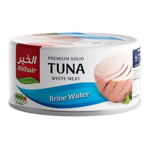 الخير تونه بالماء والملح 185جم Tuna Al Khair k