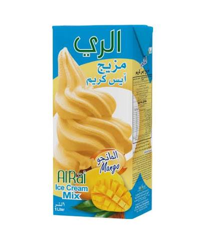 الري ايس كريم بنكهه المانجا 1لتر