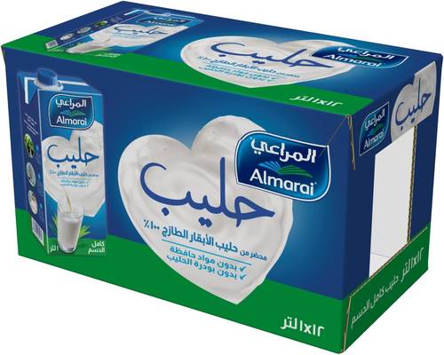 كرتون حليب المراعي 1 لتر