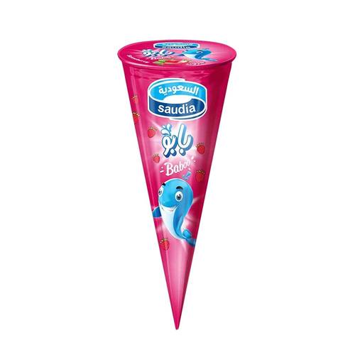 بابو ايس كريم فراولة 110مل