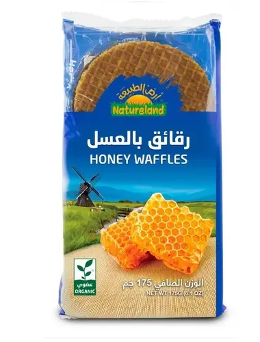 ارض الطبيعه وأفل بالعسل عضوي 175جرام