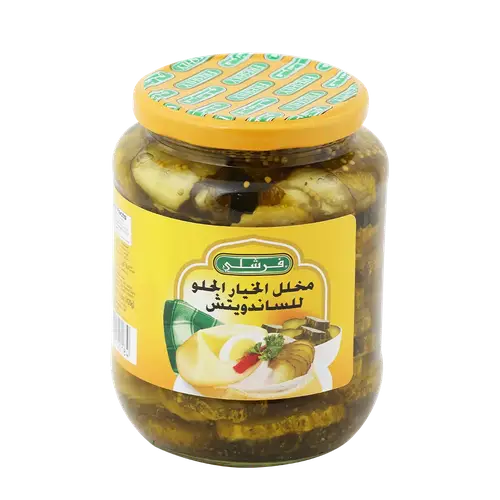فرشلي مخلل الخيار الحلو للساندويتش 780جم