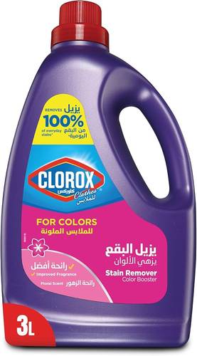 كلوركس ملون للملابس 3 لتر