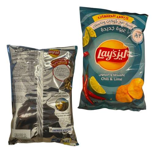 ليز شطه وليمون 60جم  Lays chl limn 60gm