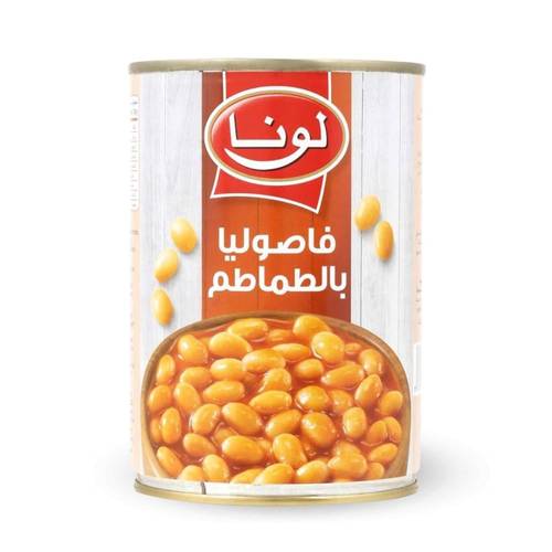 فاصوليا لونا بالطماطم 400جرام
