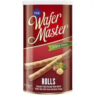 ماستر ويفر اصابع بالبندق علب 120جرام wafer master