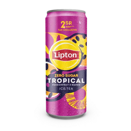 ايس تي توربيكال زيرو 240مل Lipton Tropical zero 240ml