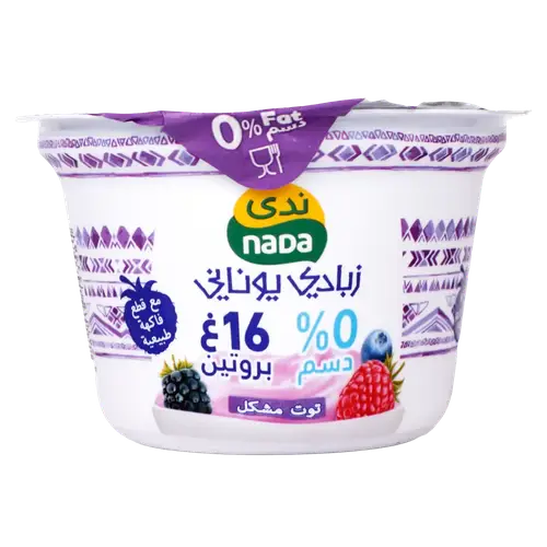 ندى زبادي يوناني حبوب مشكلة 160 جم