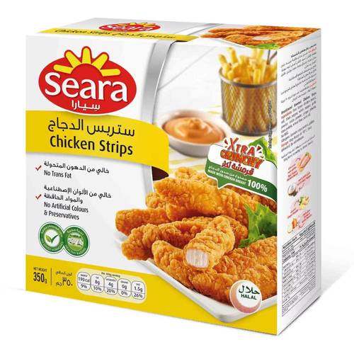 سيارا ستربس الدجاج عادي 350 جرام