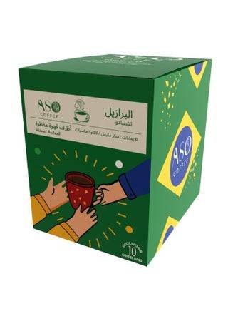 البرازيل قهوة مقطرة 10*10جرام