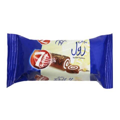 سفن دايز كيك سويس رول بحشوة الفانيلا 20جرام