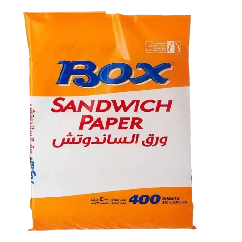 ورق ساندوتش بوكس