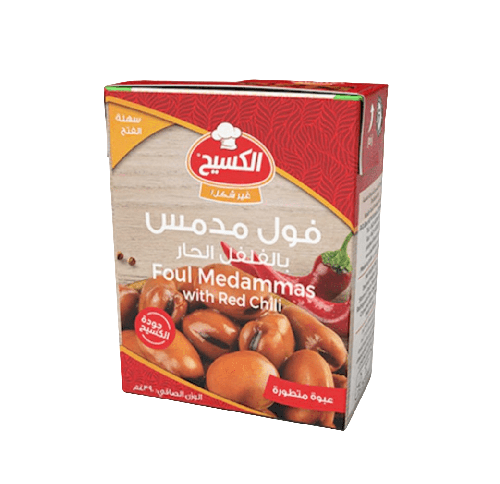 فول حبة مدمس كبير حار 390 جرام