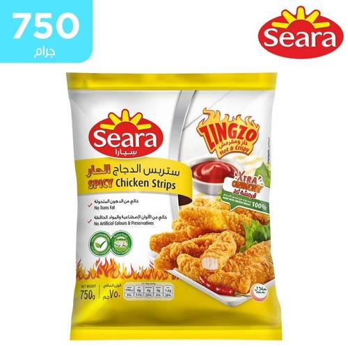 سيارا استربس الدجاج الحار 750جرام