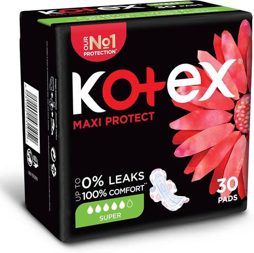 كوتكس فوط ماكسي عادي بالاجنحة 30حبة