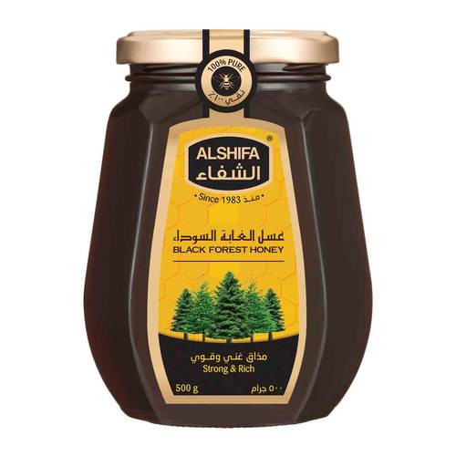الشفاء عسل الغابه السوداء 500 جرام