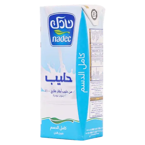 نادك حليب طويل الاجل كامل الدسم 200مل