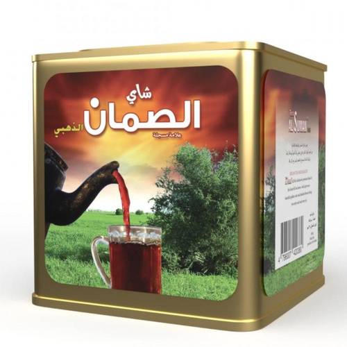 شاي الصمان 360 جرام علبه مربعه