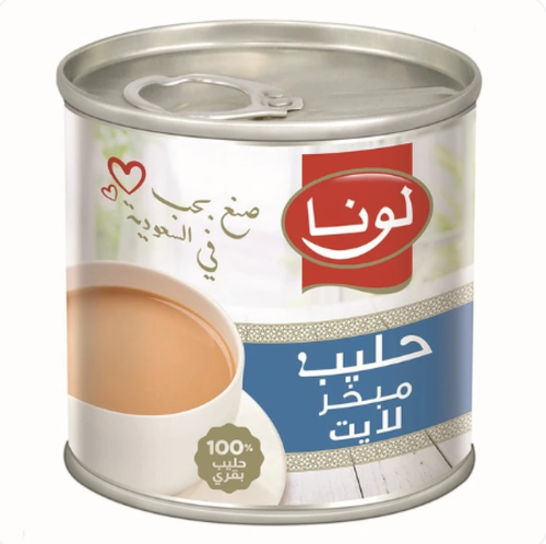 لونا حليب سائل قليل الدسم مفتاح 170مل